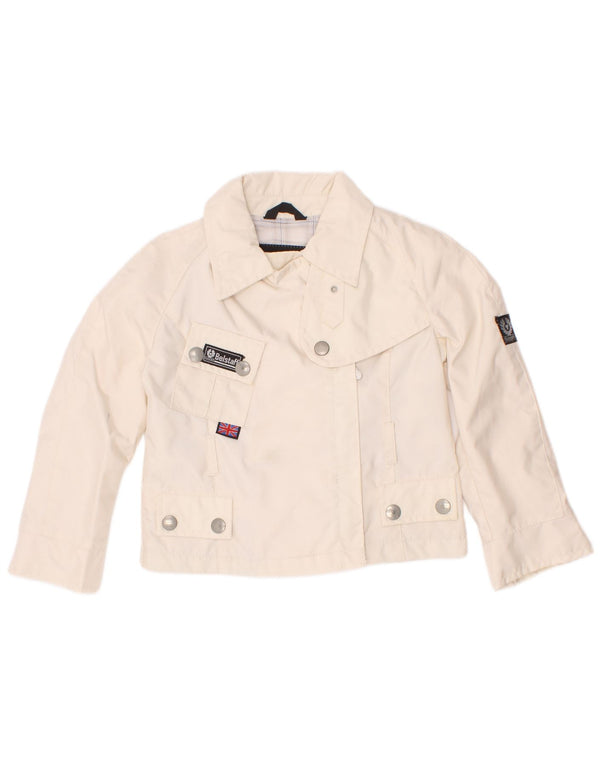 Belstaff Chaqueta Bomber para Bebés Niñas 18-24 Meses Nylon Blanco Roto