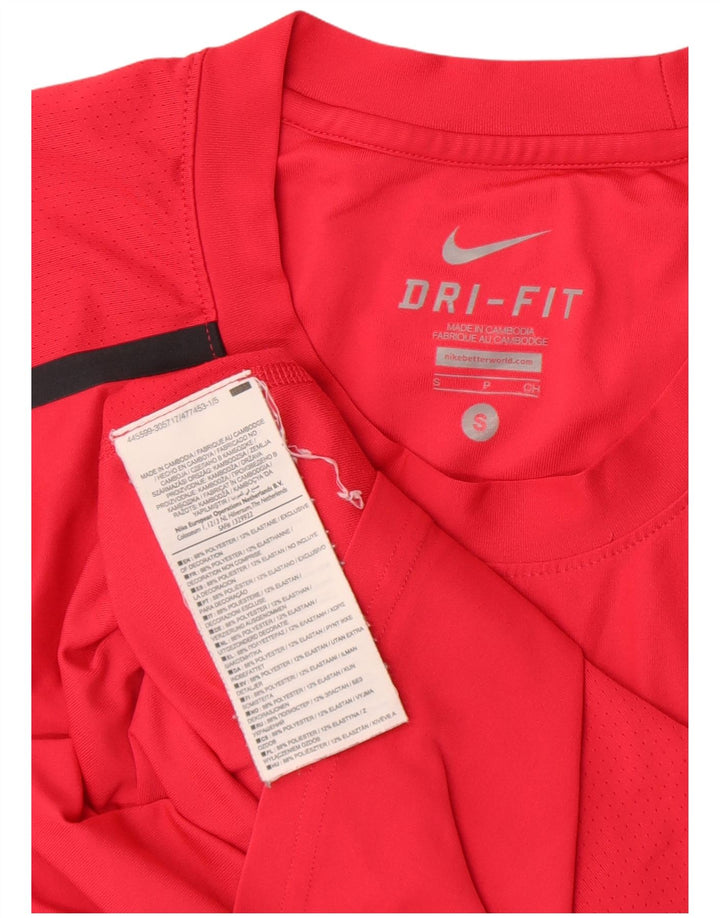 NIKE Camiseta Dri Fit para Hombre Top Small Rosa Poliéster