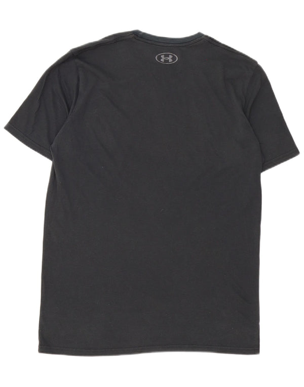 Under Armour Camiseta gráfica para hombre, parte superior mediana negra