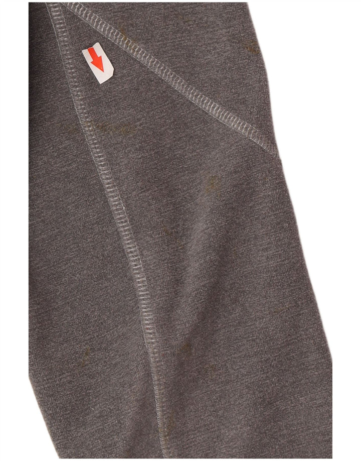 Jack Wolfskin Sudadera con capucha y cremallera para mujer UK 14/16 Grande Gris Poliéster