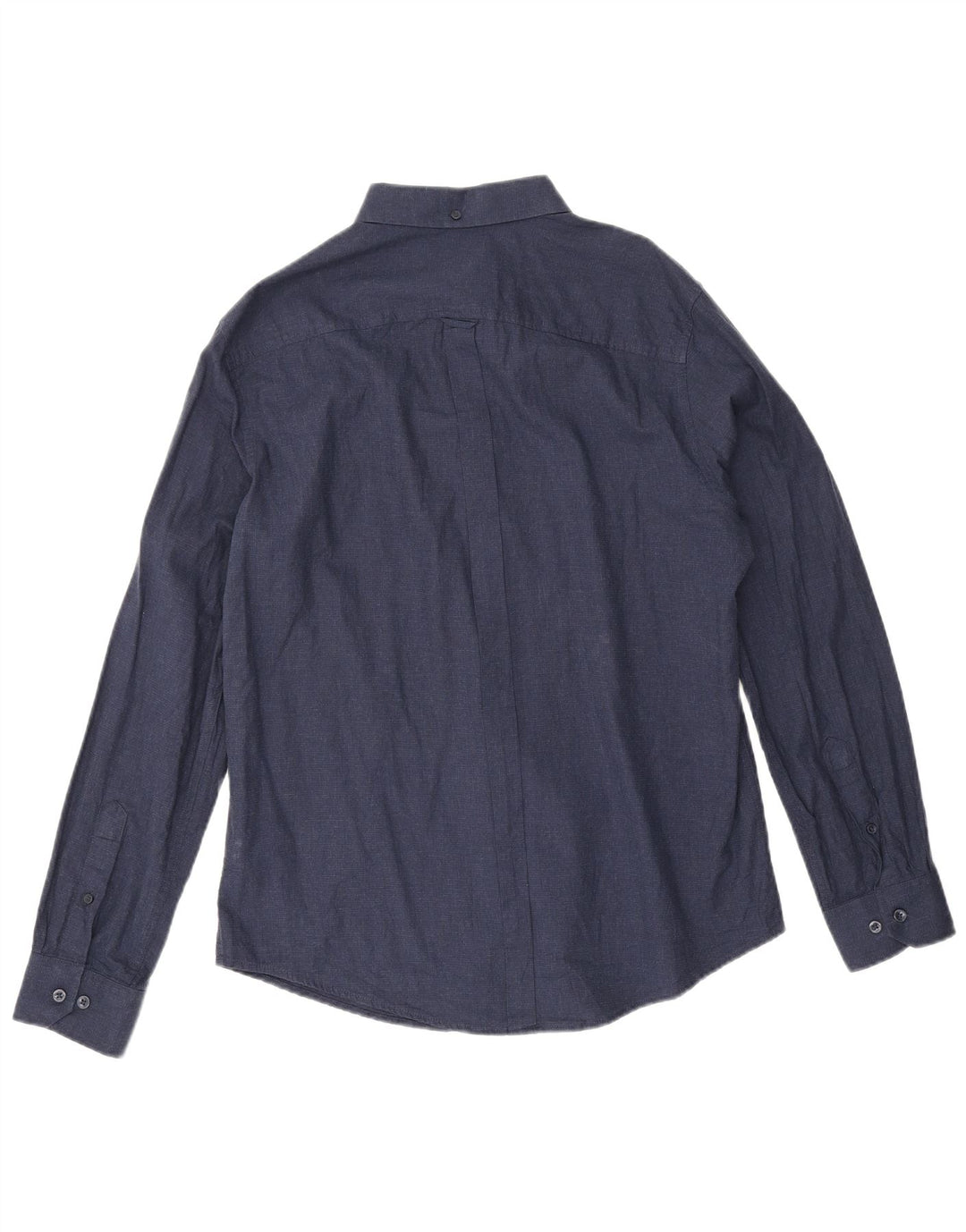 Camisa Ben Sherman para hombre grande de algodón azul marino