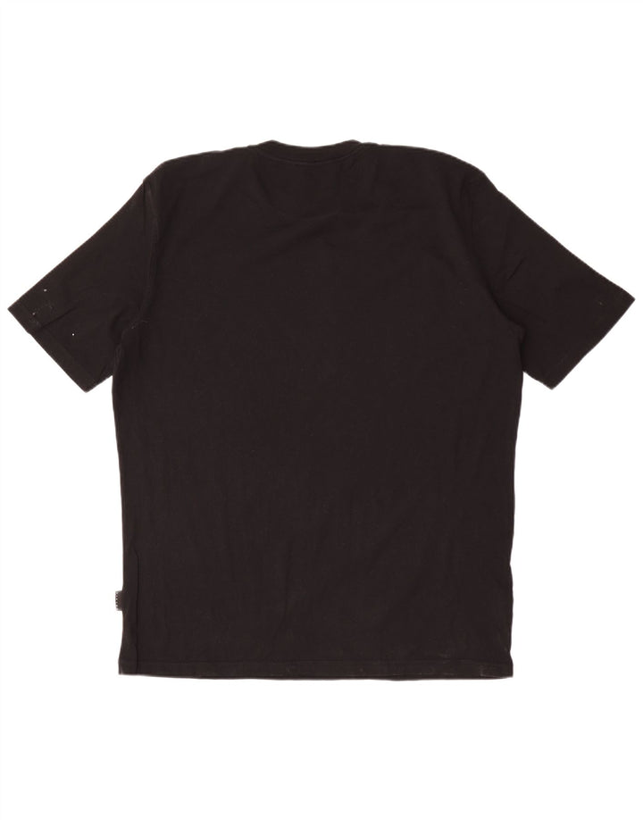 Sisley Camiseta Hombre Top XL Algodón Negro