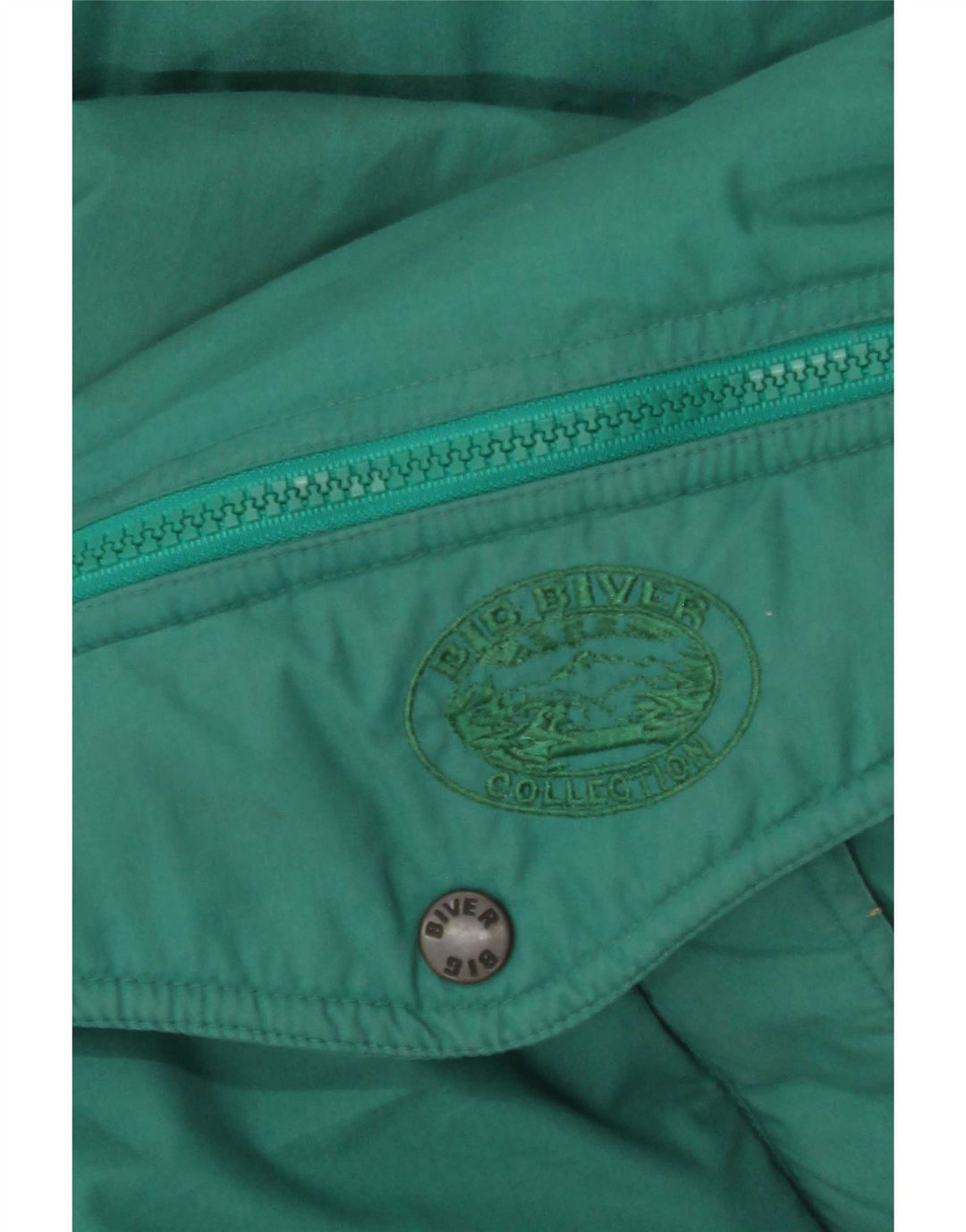 Vintage hombres reversible chaqueta acolchada Reino Unido 42 XL bloque de color multicolor