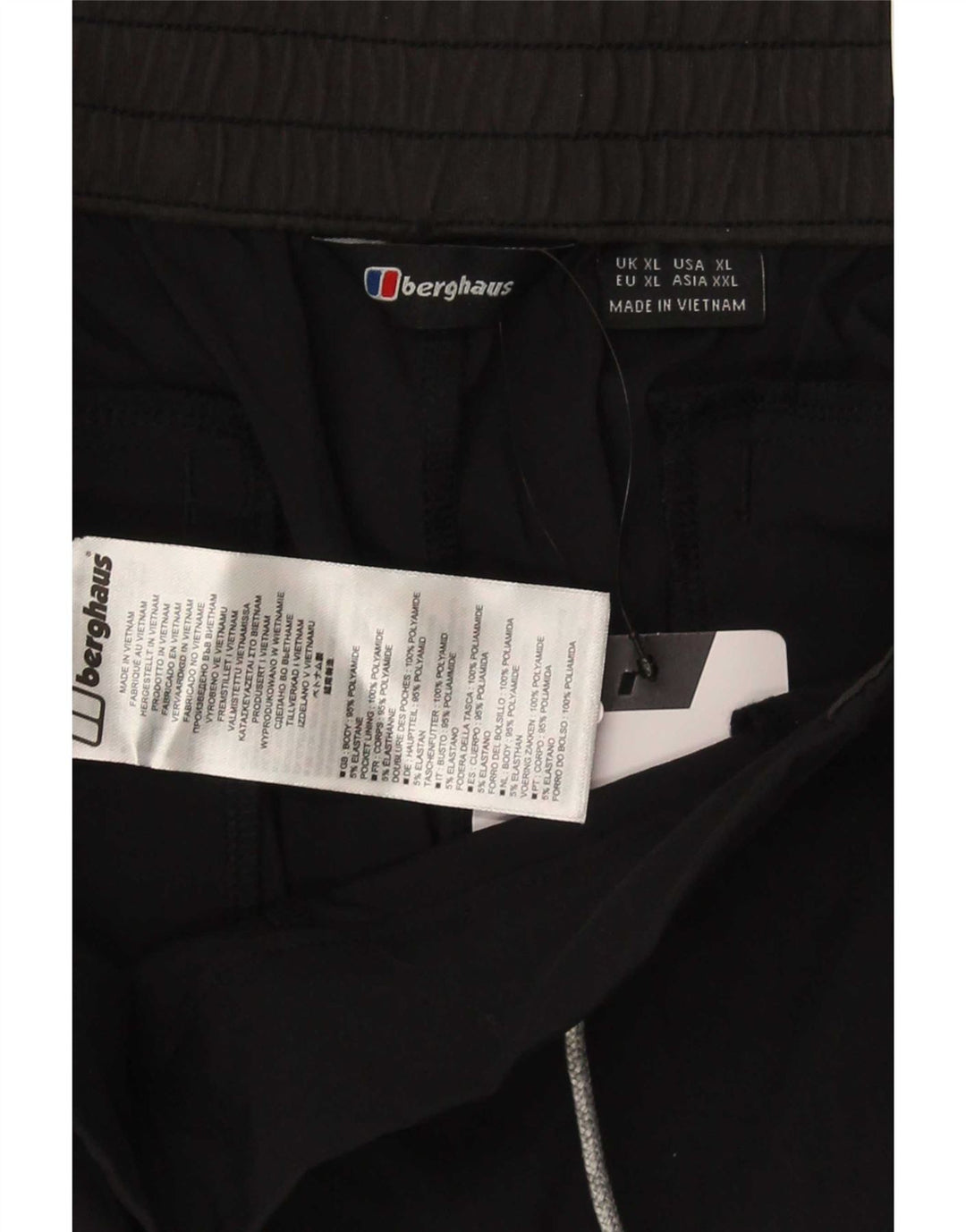 Berghaus Pantalón Corto Deportivo Hombre XL Poliamida Negro