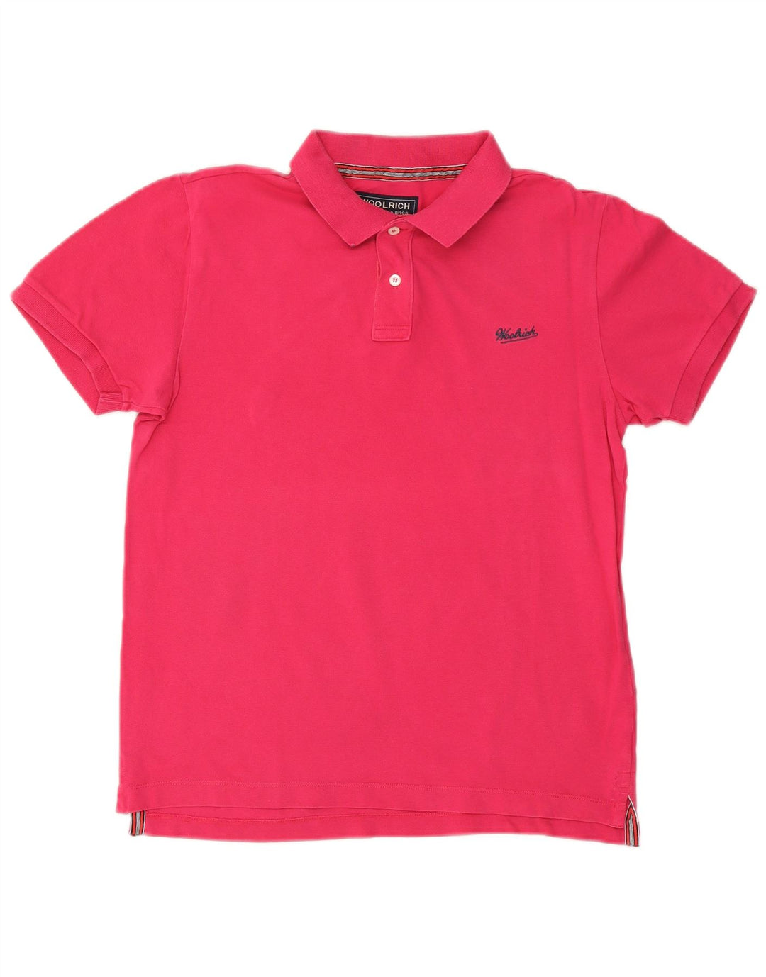 WOOLRICH Polo Hombre Small Rosa Algodón