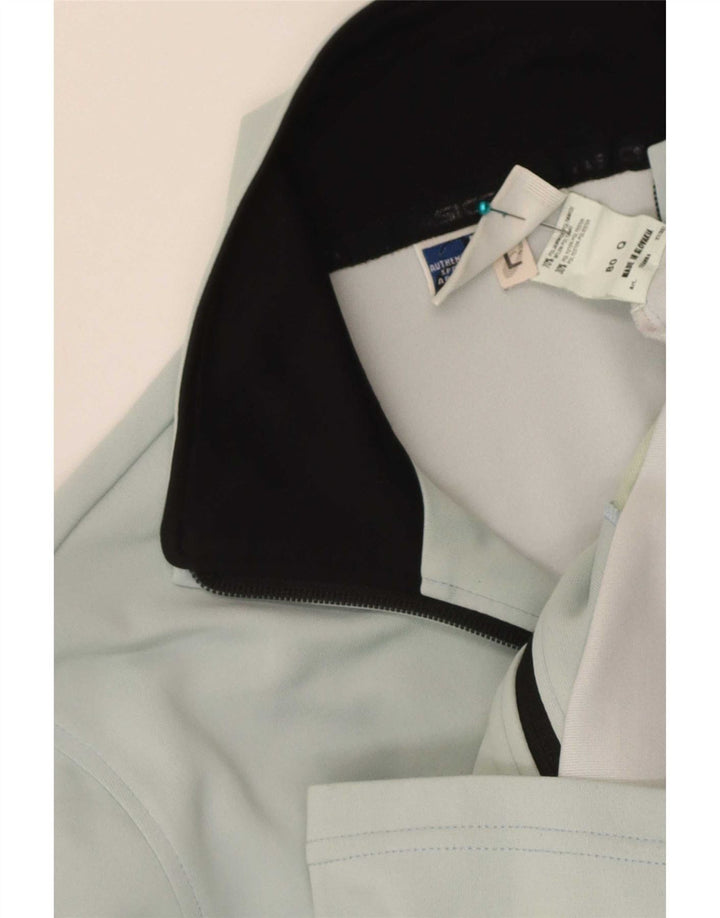 Asics - Chaqueta de chándal para mujer, talla 40, talla grande, poliamida azul