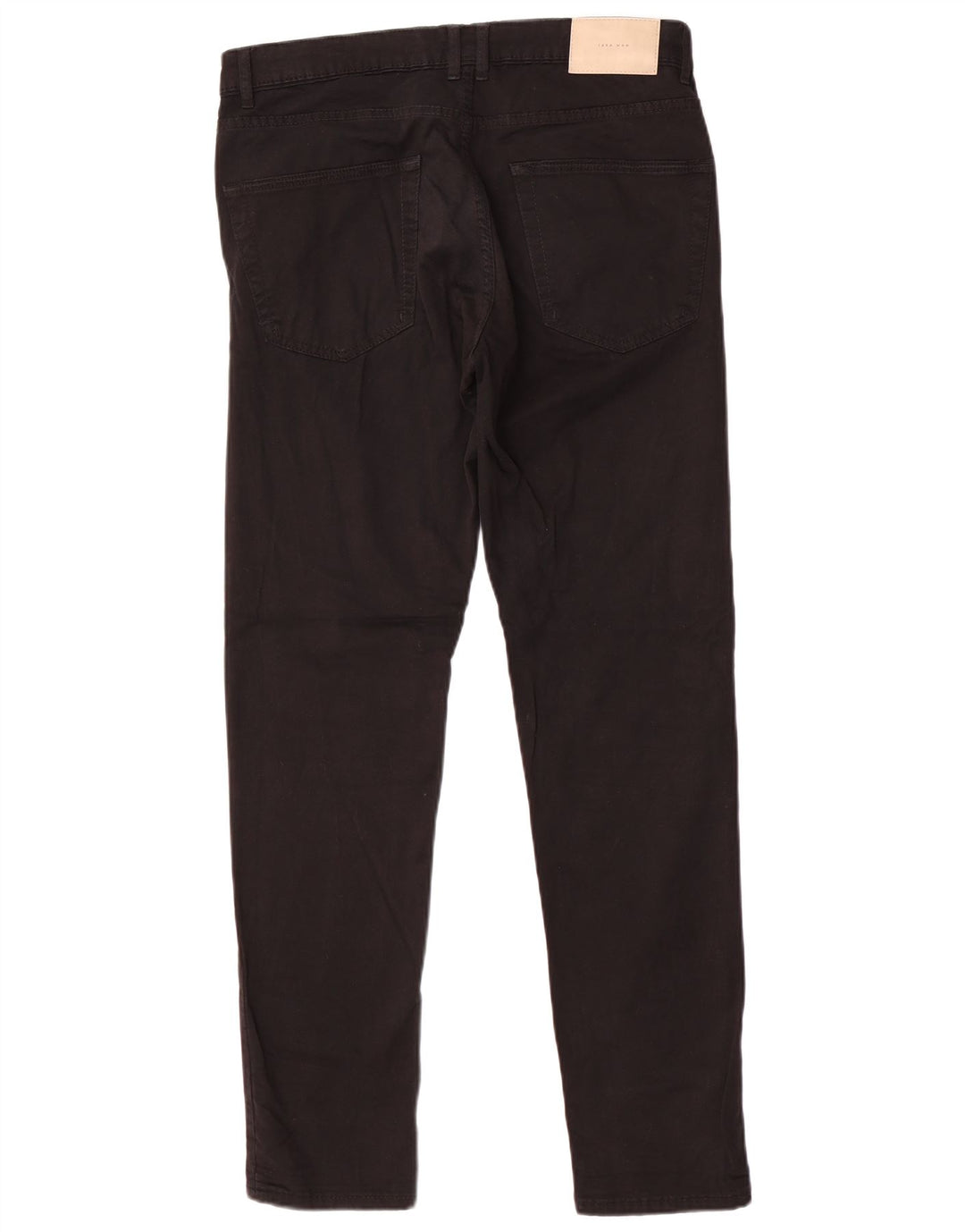 Zara Mens Pantalones Casuales Slim EU 40 Medium W31 L32 Negro