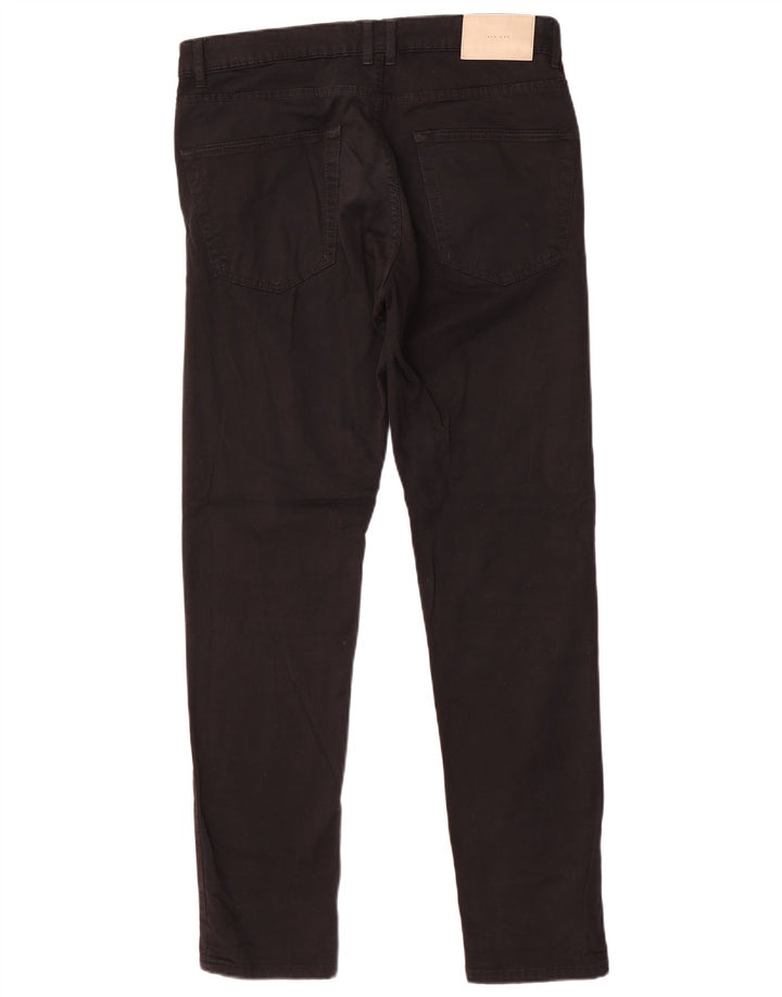 Zara Mens Pantalones Casuales Slim EU 40 Medium W31 L32 Negro