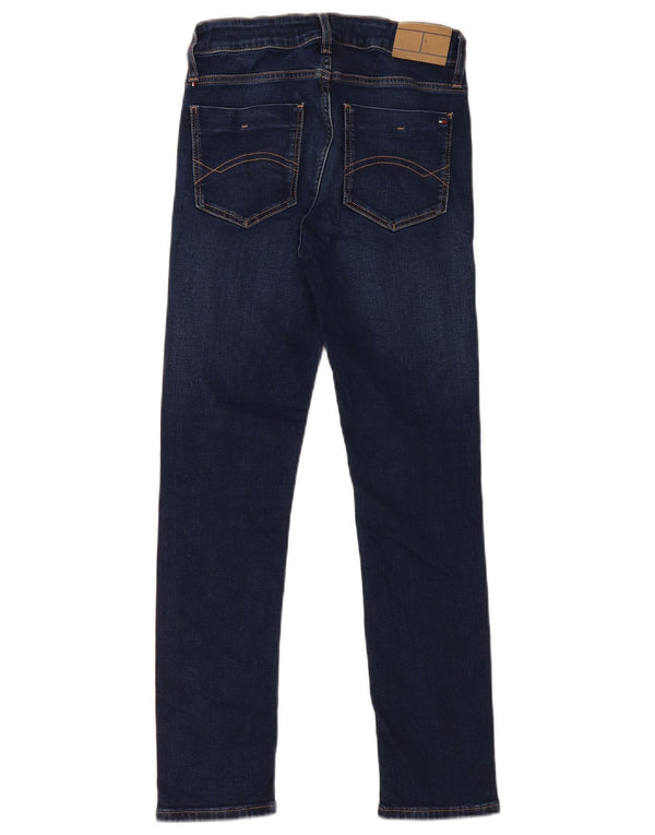 Tommy Hilfiger Vaqueros Slim para Niñas 11-12 Años W26 L27 Azul Marino Algodón