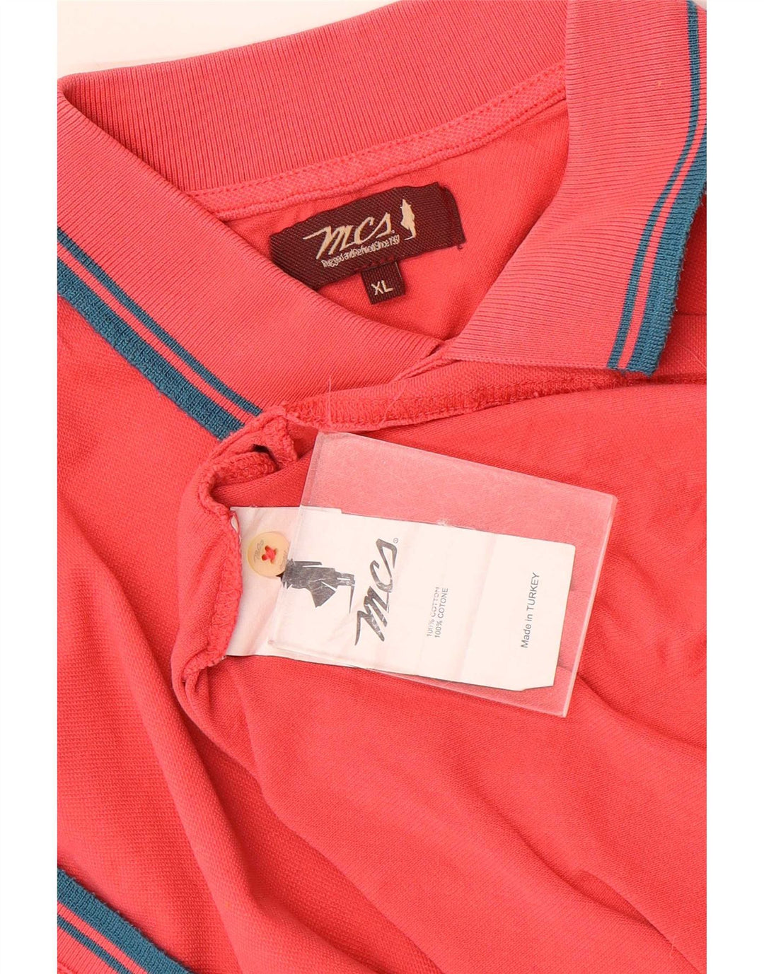 Marlboro Classics Polo Hombre XL Algodón Rayas Rojas