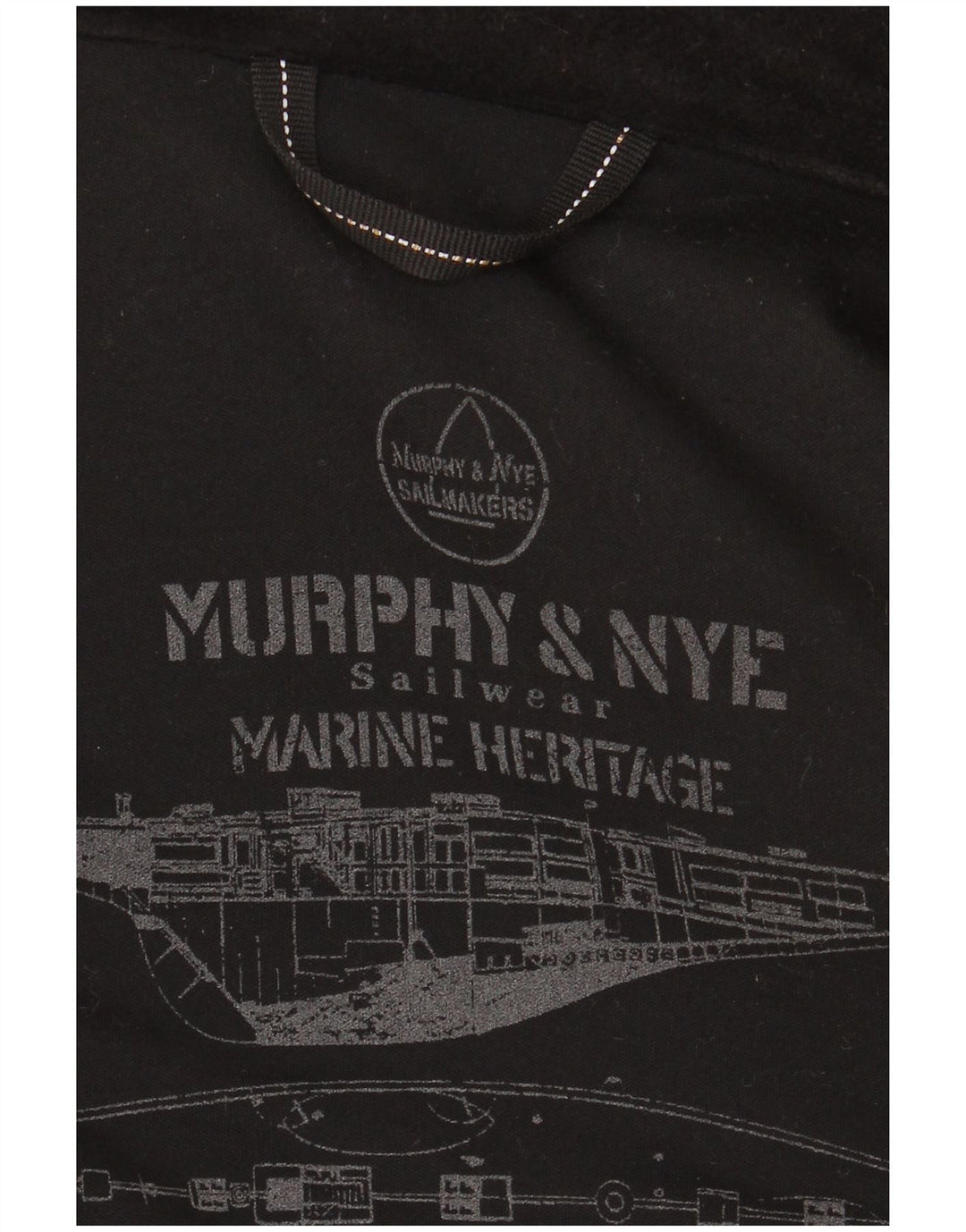 Murphy & Nye Chaquetón extragrande para mujer Reino Unido 44 Lana negra mediana