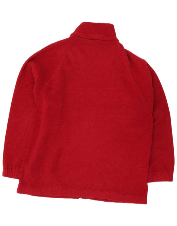 Marks & Spencer Chaqueta polar extragrande para mujer UK 44 Poliéster rojo grande