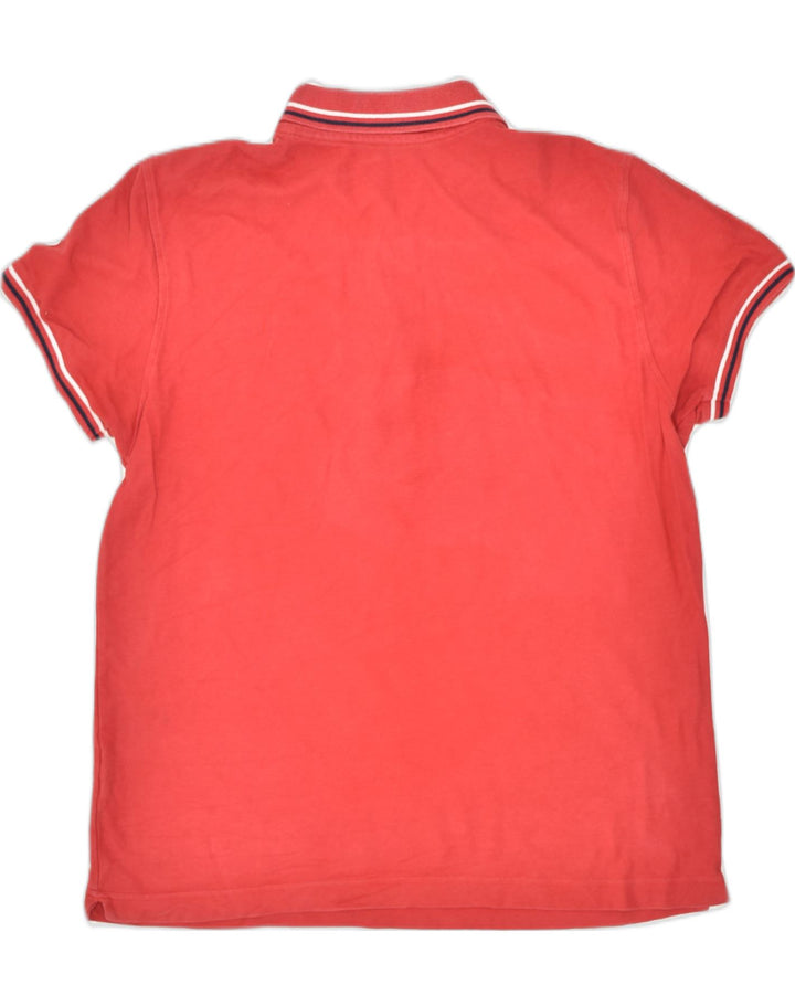 LOTTO Mens Polo Shirt Medium Red Cotton | Vintage | Thrift | Second-Hand | Used Clothing | Messina Hembry 