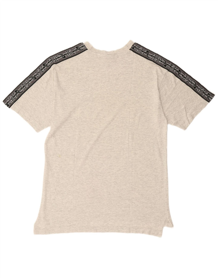 Asics Camiseta gráfica para hombre Top grande gris moteado