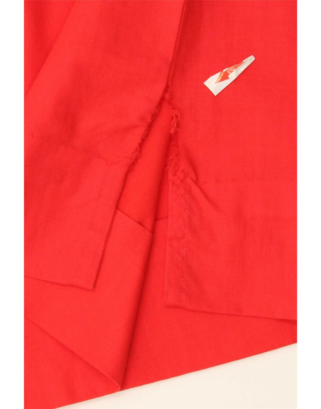 Vintage mujer vestido básico Reino Unido 12 rojo medio