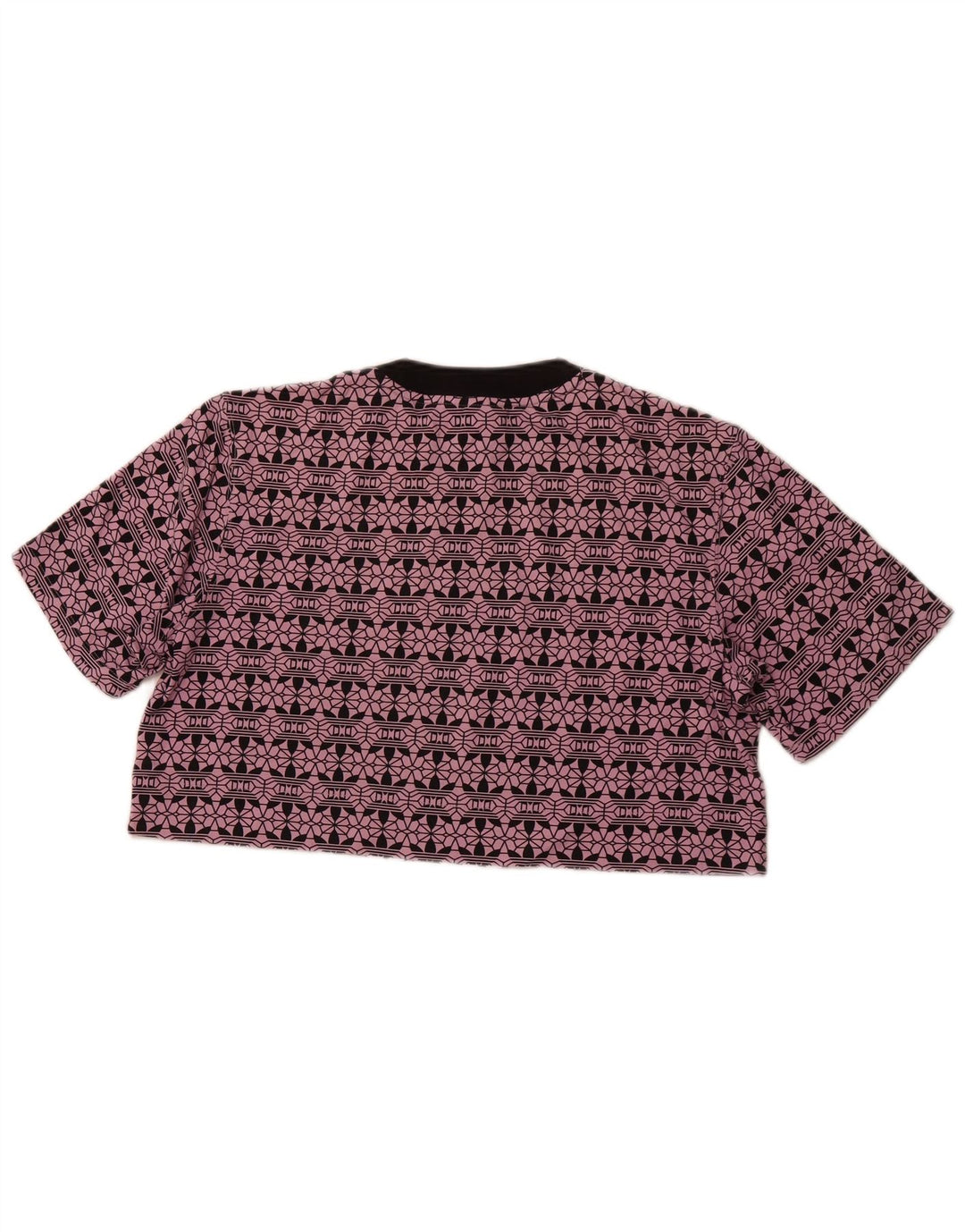 ADIDAS Camiseta corta extragrande con gráfico para mujer UK 6 XS Algodón morado