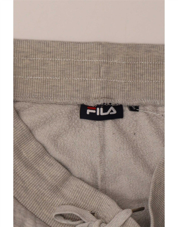 Fila Hombre Pantalones De Chándal Gráfico Joggers Pequeño Poliéster Moteado Gris