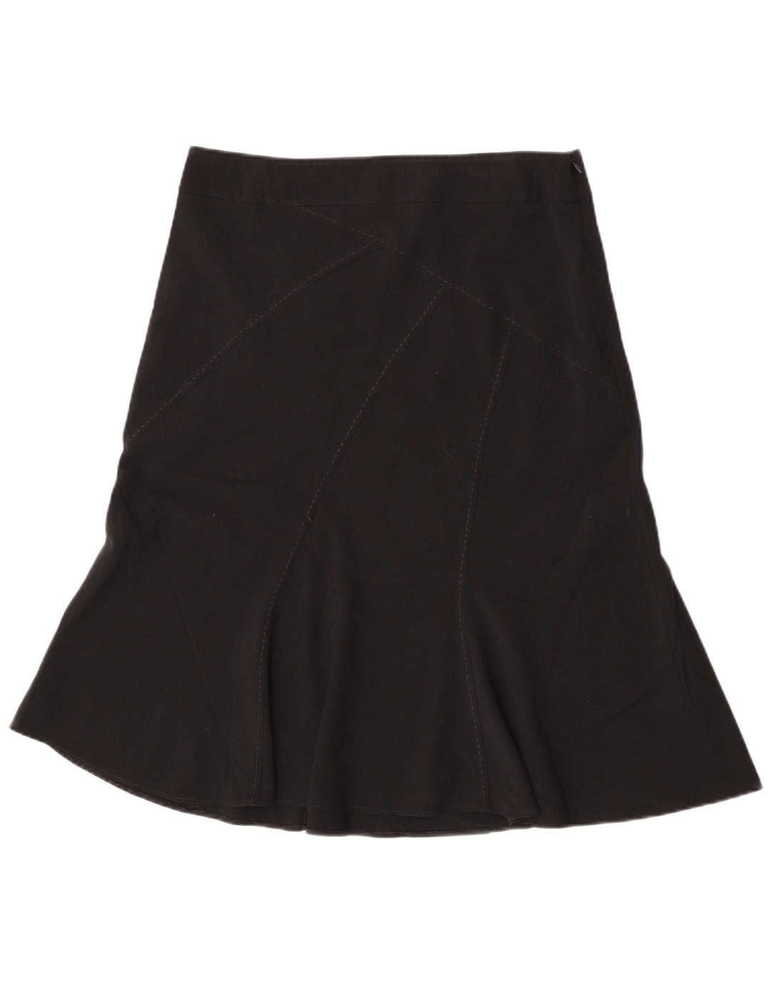 Marks & Spencer Falda trompeta para mujer UK 14 Large W32 Poliéster negro