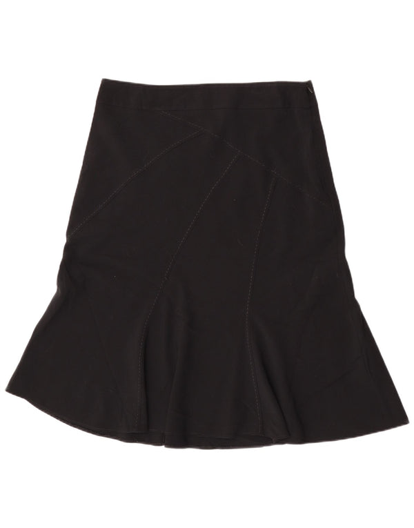 Marks & Spencer Falda trompeta para mujer UK 14 Large W32 Poliéster negro