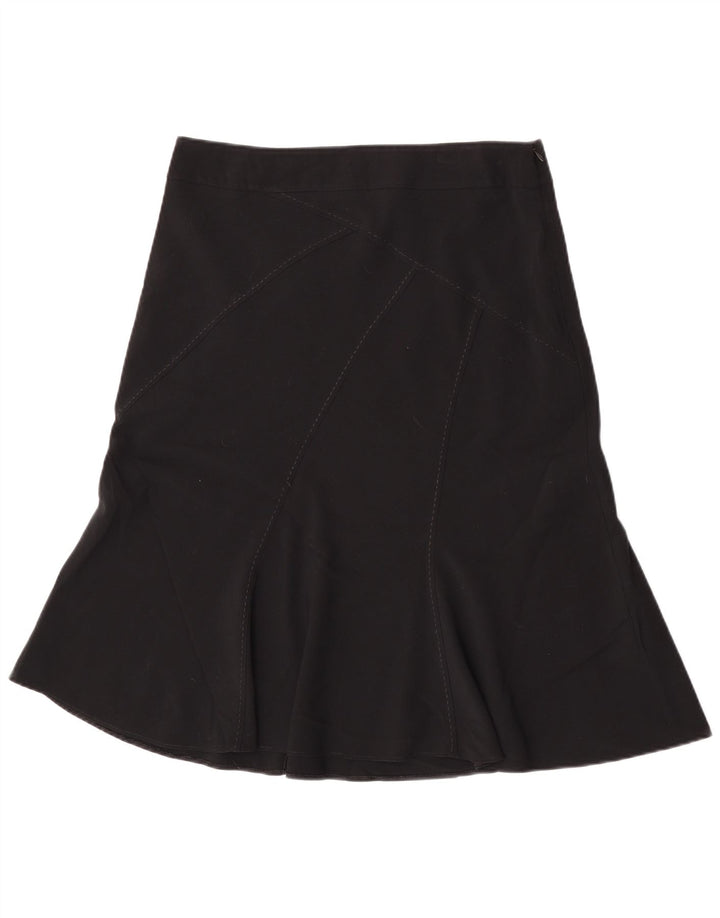 Marks & Spencer Falda trompeta para mujer UK 14 Large W32 Poliéster negro