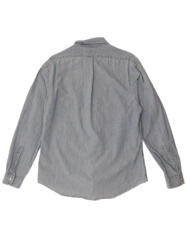 Ralph Lauren Camisa Slim Fit para Hombre Algodón Azul Grande