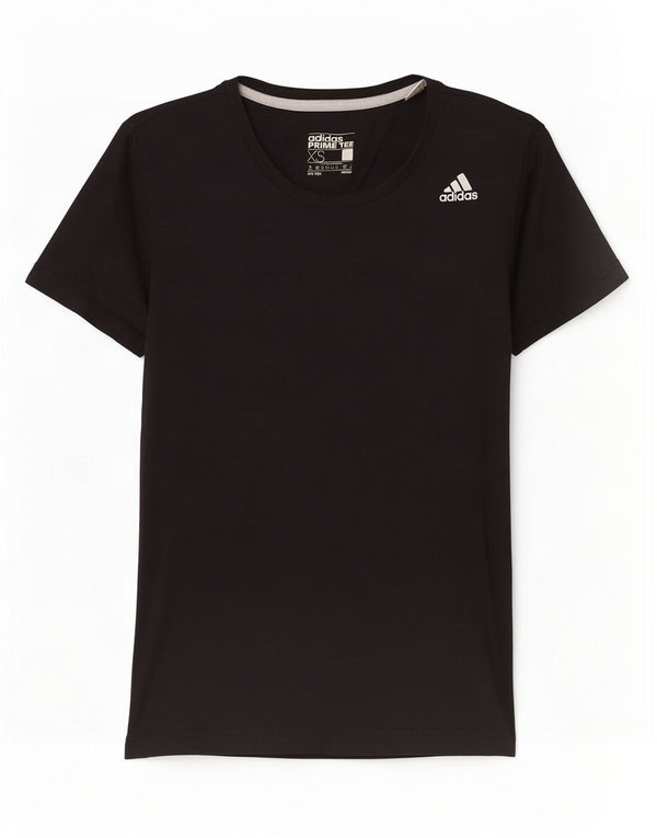 Adidas Mujer Climalite Camiseta Top UK 4/6 XS Negro Poliéster