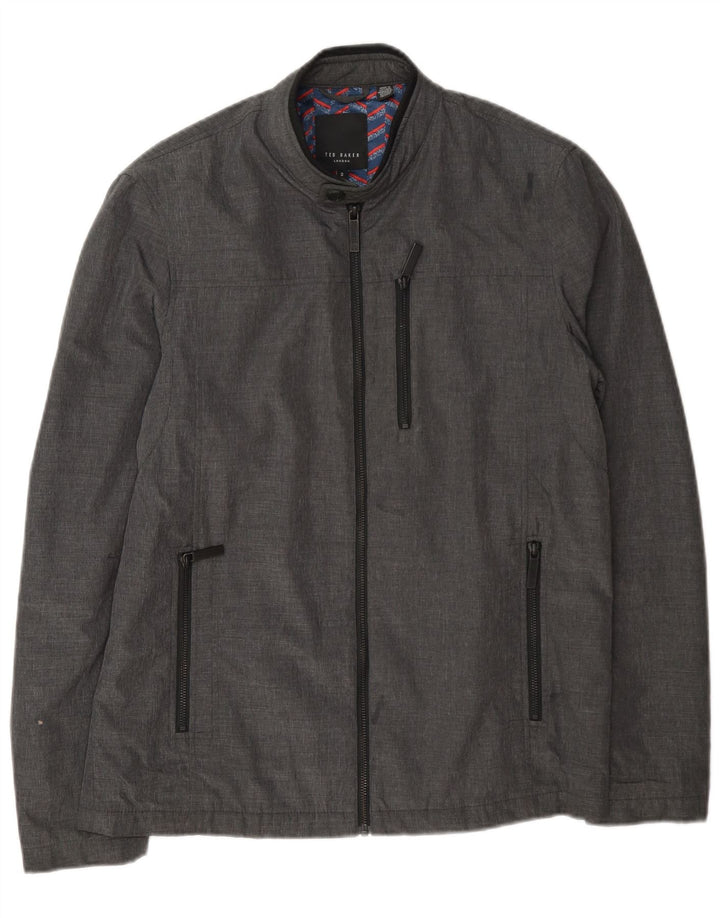 Ted Baker Chaqueta Bomber para Hombre Talla 2 Pequeña Poliamida Gris