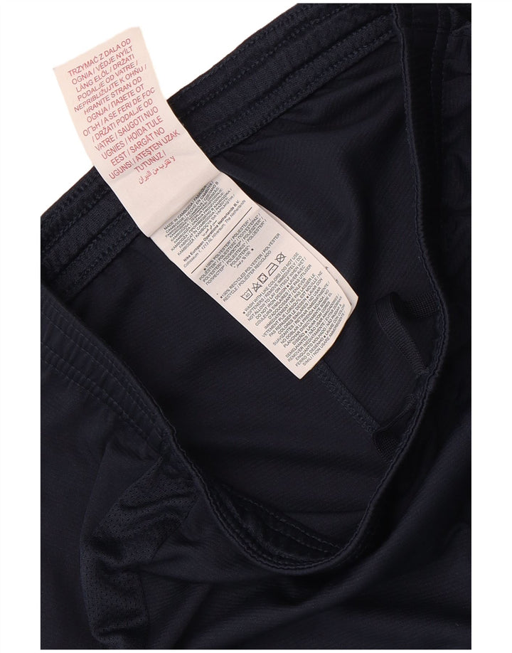 Nike - Pantalones cortos deportivos Dri Fit para niños de 10 a 11 años, tamaño mediano, azul marino, poliéster