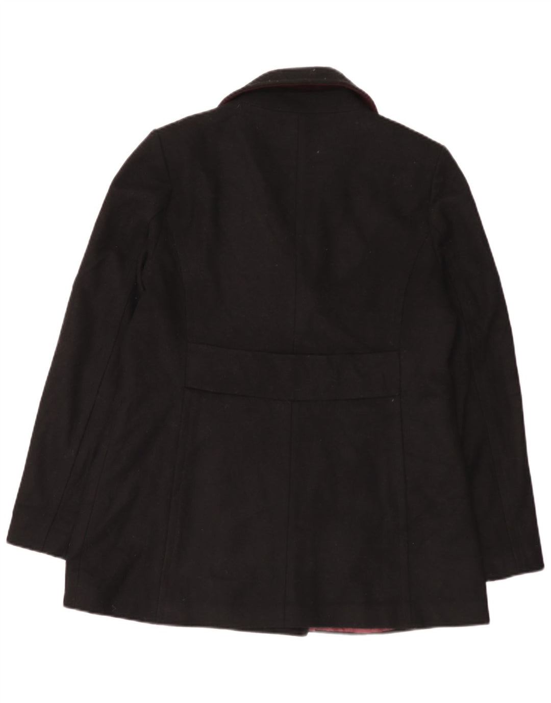 Tommy Hilfiger Chaquetón para Mujer UK 46 Grande Lana Negra