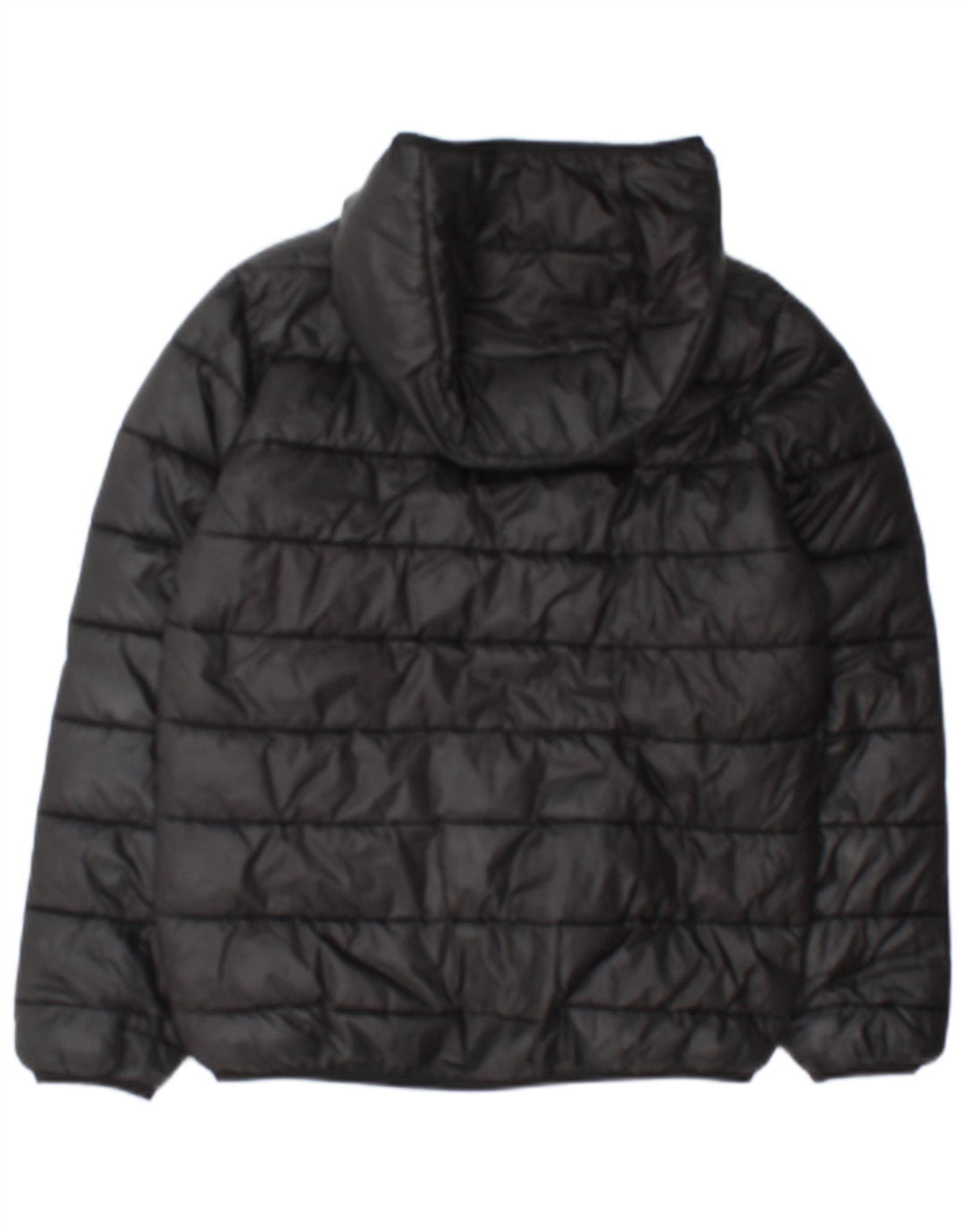 Champion Chaqueta acolchada con capucha para niños 11-12 años Grande Poliéster negro