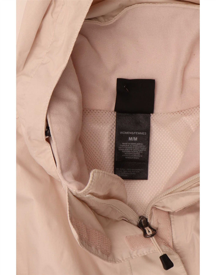 The North Face Chaqueta impermeable con capucha para mujer UK 44 Poliéster rosa medio