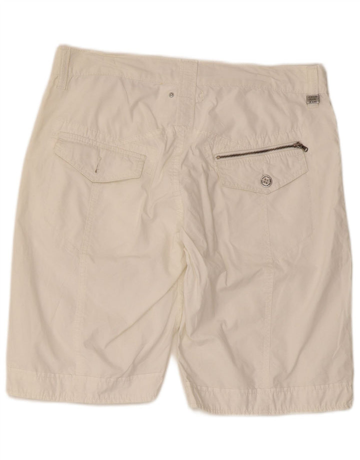 Pantalones cortos chinos Calvin Klein para hombre W32 mediano blanco