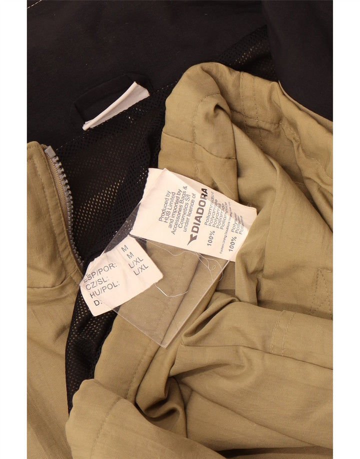 Diadora Chaqueta impermeable para hombre UK 40 Large Beige Poliamida