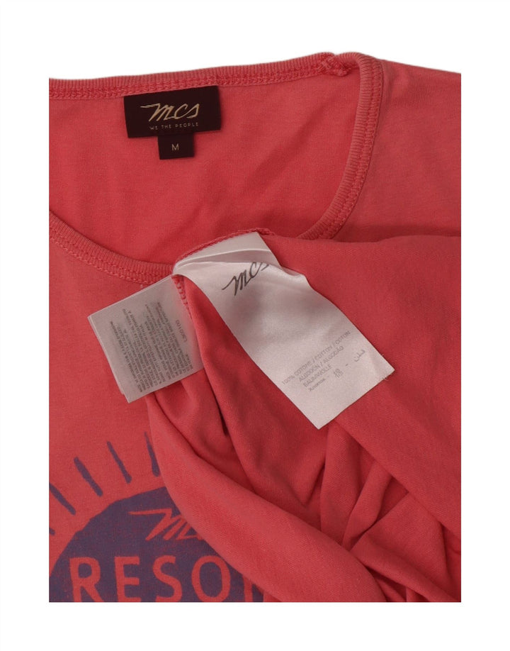 Marlboro Classics Camiseta gráfica para hombre Top Algodón rosa medio