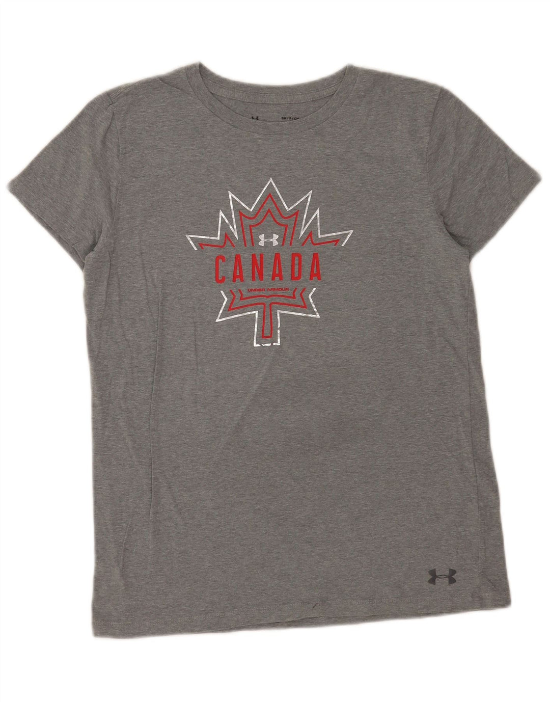Under Armour Hombre Canadá Graphic Camiseta Top Pequeño Gris