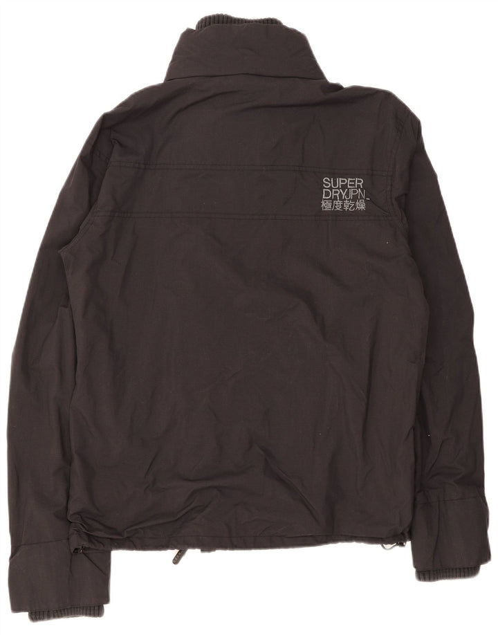 Chaqueta impermeable Superdry para mujer UK 46 Large Nylon negro