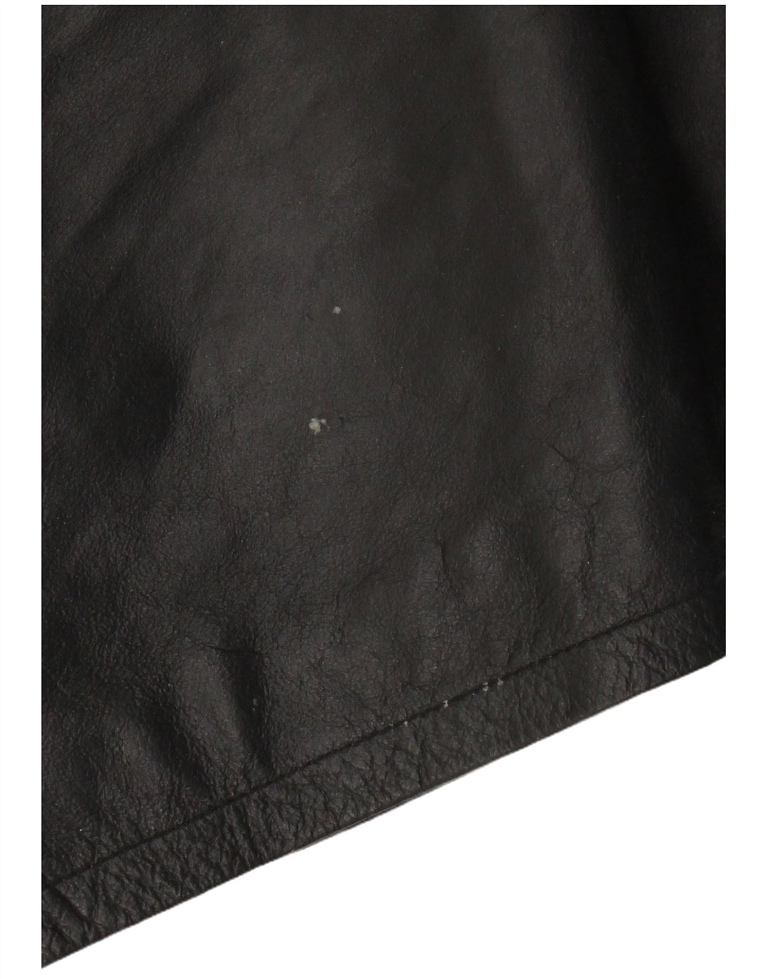 VINTAGE Chaqueta de cuero para hombre IT 54 2XL Cuero negro