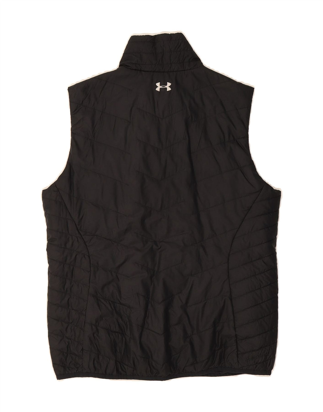 UNDER ARMOUR Womens Cold Gear Oversized Padded Gilet UK 10 Small Black Vintage Under Armour and Second-Hand Under Armour from Messina Hembry 