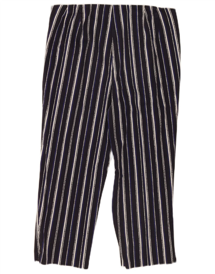 Marks & Spencer Pantalones Capri para Mujer UK 12 Medium W30 L20 Azul Marino