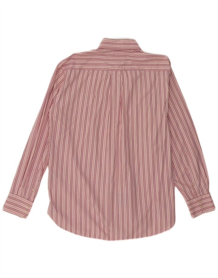 Camisa Tommy Hilfiger Hombre Algodón Rayas Rosa Medio