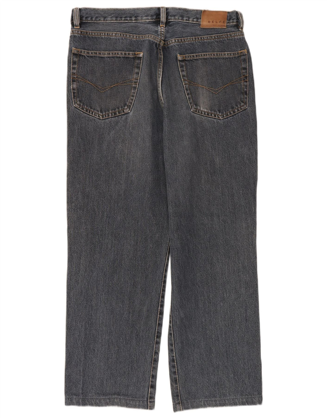 Vaqueros recortados para hombre Belfe W33 L26 Algodón azul