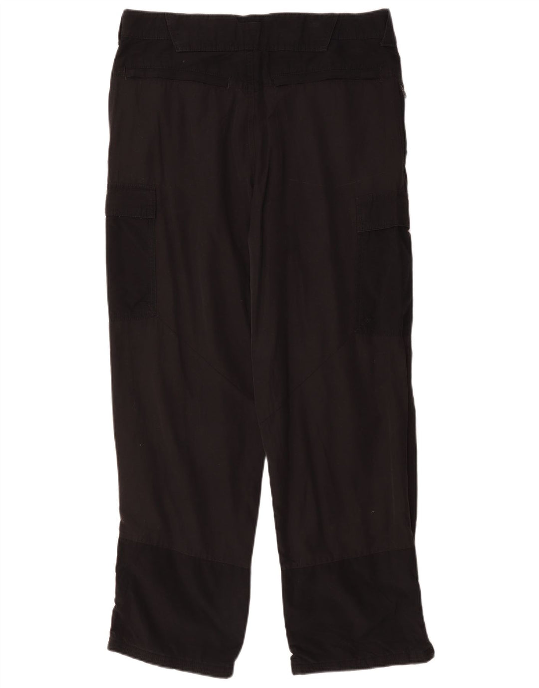 Marks & Spencer Pantalones cargo rectos para hombre W34 L29 Poliamida negra