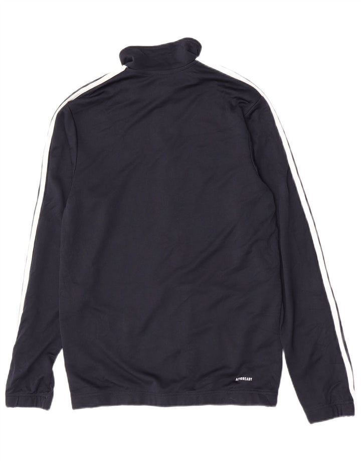 Adidas Hombre Chándal Top Chaqueta Mediana Azul Marino Poliéster