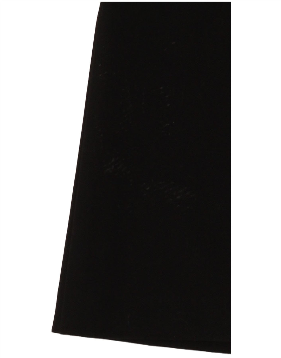 VINTAGE Pantalón Chino Bootcut Mujer Medio W30 L32 Poliéster Negro