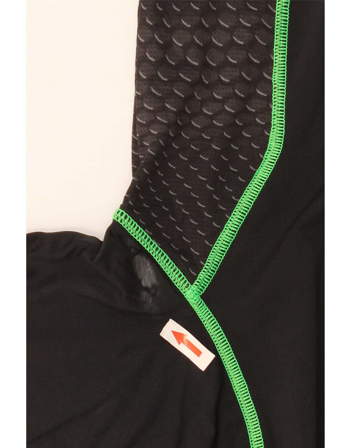 Camiseta Under Armour Hombre Top Small Negro Geométrico Poliéster