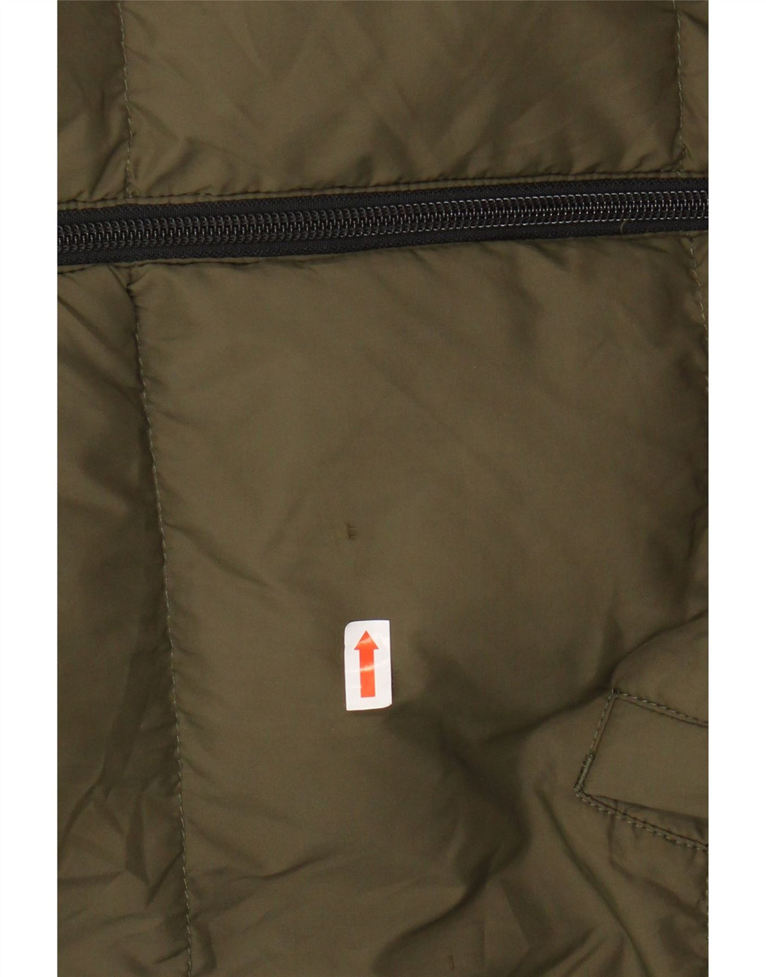 TIMBERLAND Chaqueta acolchada con capucha para niño 11-12 años XS Caqui Colorblock