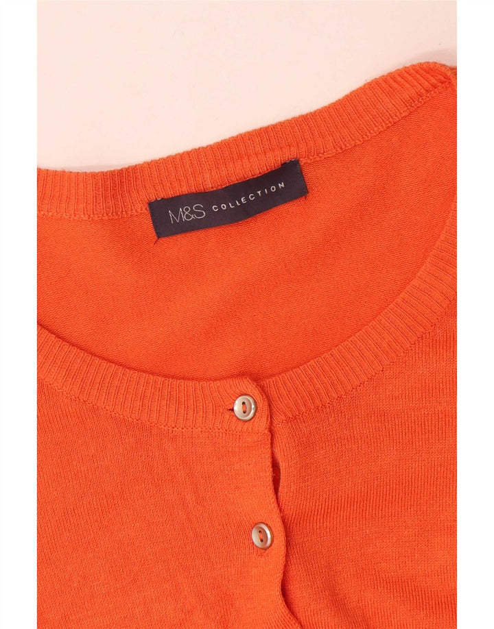 Marks & Spencer - Cárdigan para mujer, talla 40, XL, color naranja