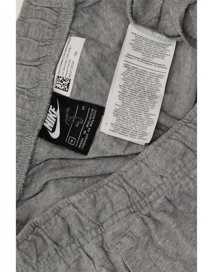 Nike Pantalones cortos deportivos para hombre XL Gris Algodón