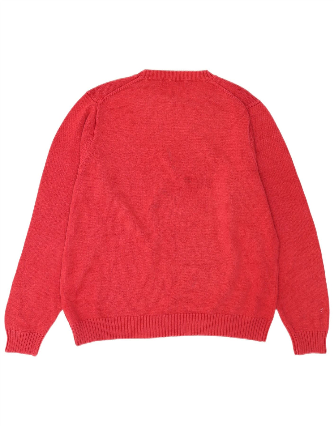 Marks & Spencer Suéter tipo jersey con cuello redondo en azul Harbor para hombre Rojo mediano