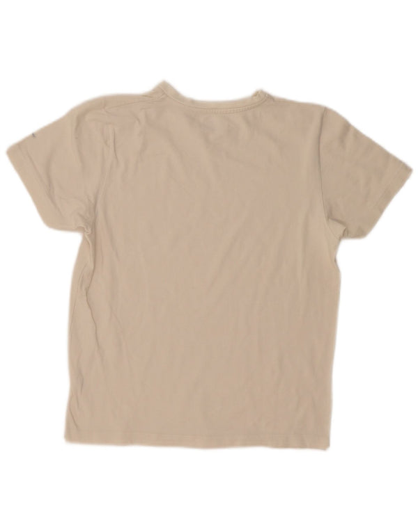 CHAMPION Womens T-Shirt Top UK 10 Small White Cotton